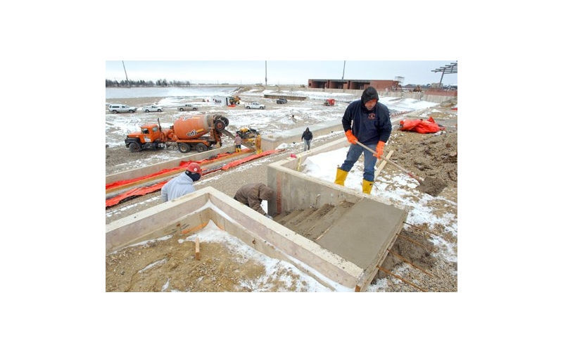 Construction of the Corn Crib (2010)